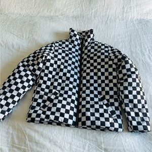 Vans Black and White Checkered Jacket